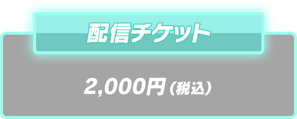 配信チケット 2,000円(税込)